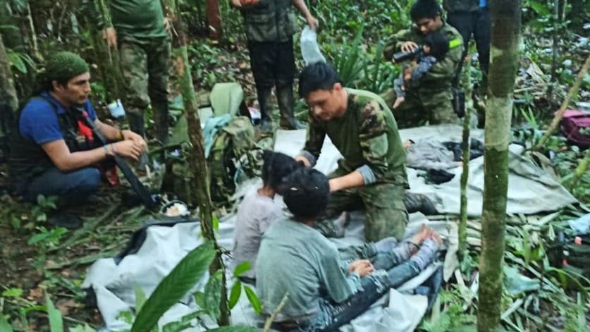 Las claves detrás del "milagro" de los niños que sobrevivieron por más de 40 días en la selva en Colombia