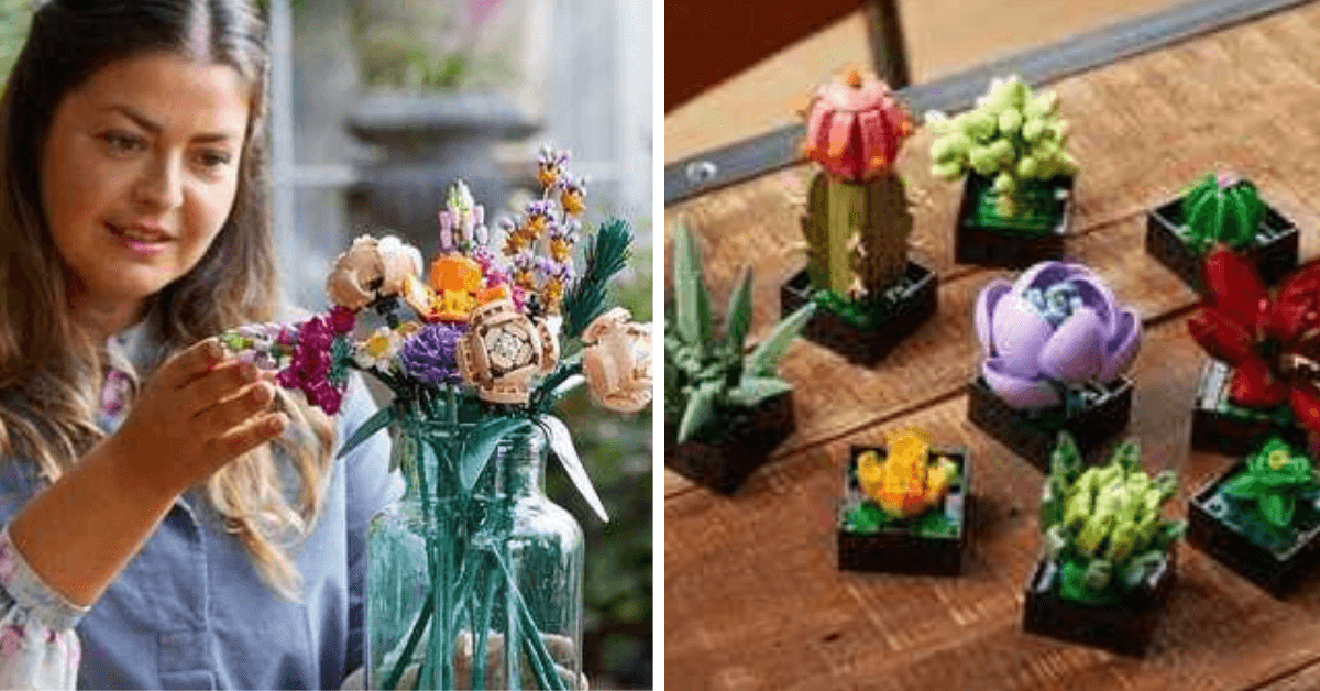 Si eres amante de las suculentas y las orquídeas debes ver esto: LEGO lanzó su set botánico