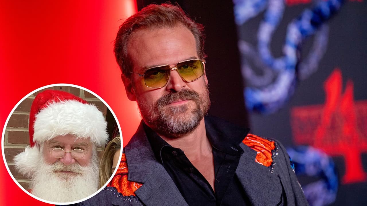 David Harbour se transformó en un violento Santa Claus para su nueva película: así se ve