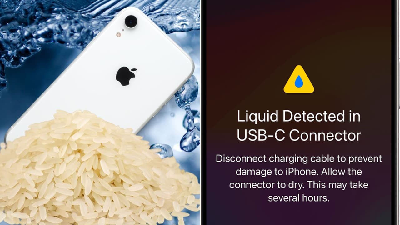¿Se mojó tu iPhone? Apple advierte que no debes ponerlo en arroz o podrías dañarlo más