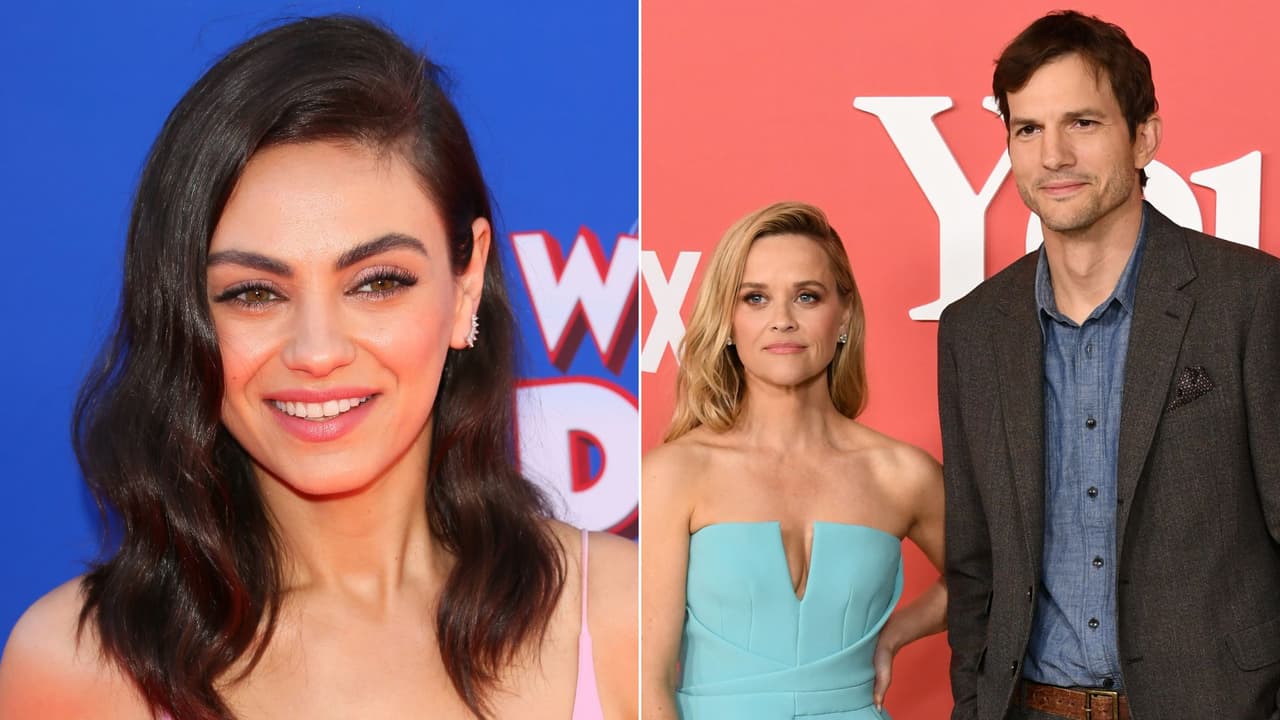 Mila Kunis criticó la cara de su esposo Ashton Kutcher al lado de Reese Whiterspoon: "te ves mal"
