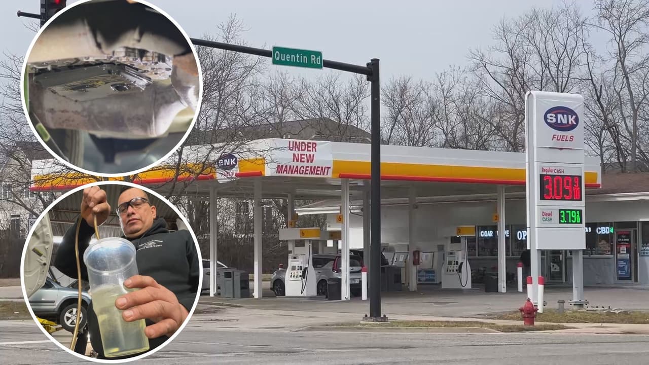 Denuncian fallas en carros tras suministrarles gasolina posiblemente mezclada de una estación en Palatine