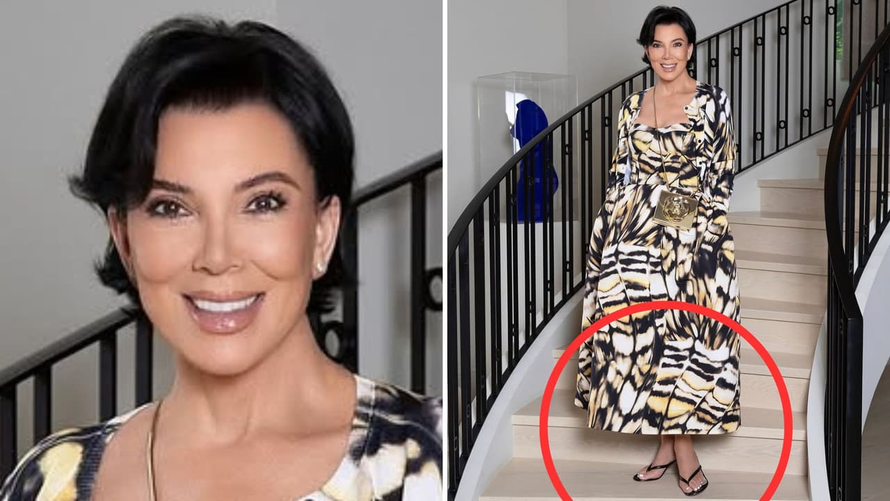 Kris Jenner acusada de cometer error con Photoshop: “¿Tienes seis dedos en los pies?”