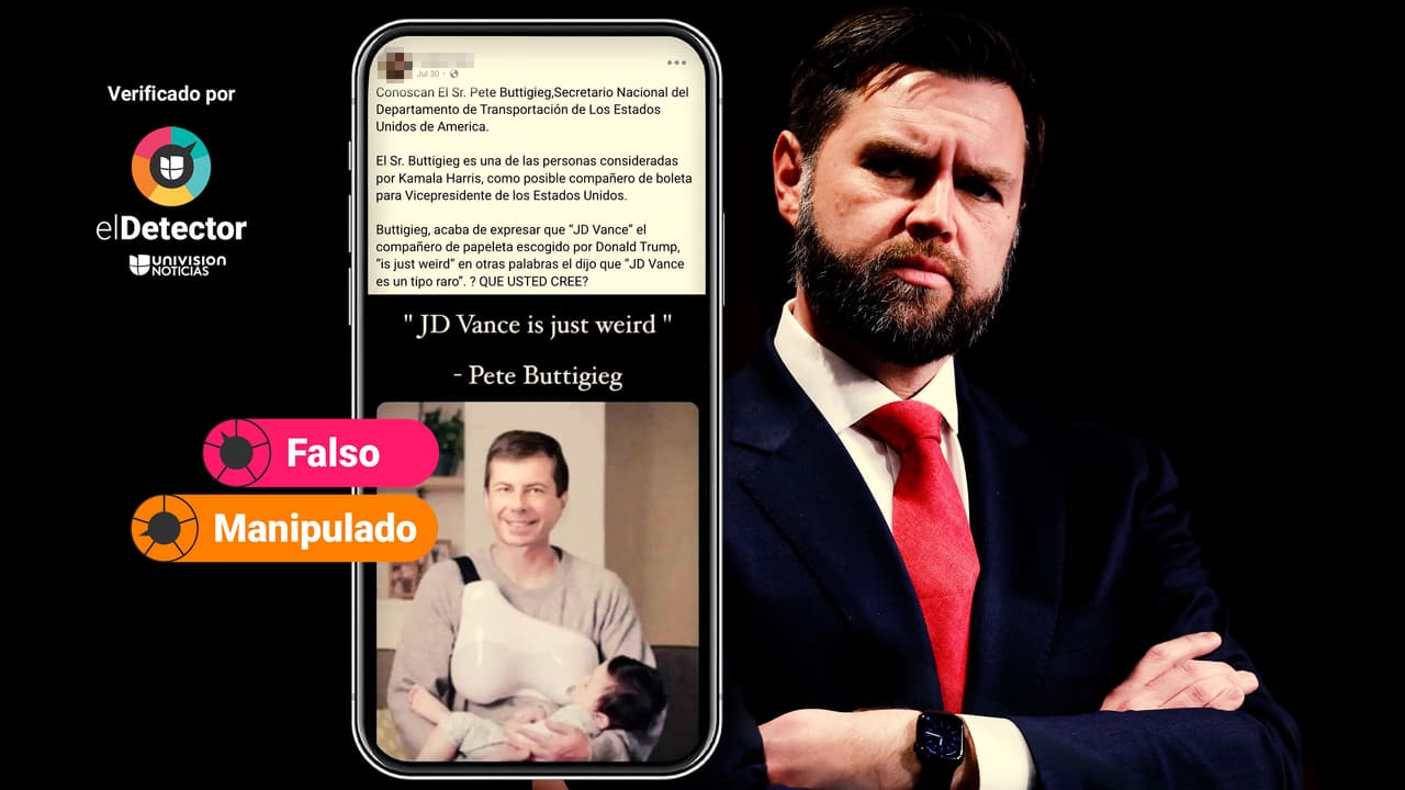 Esa foto del Secretario de Transporte de EEUU usando un dispositivo para amamantar está manipulada