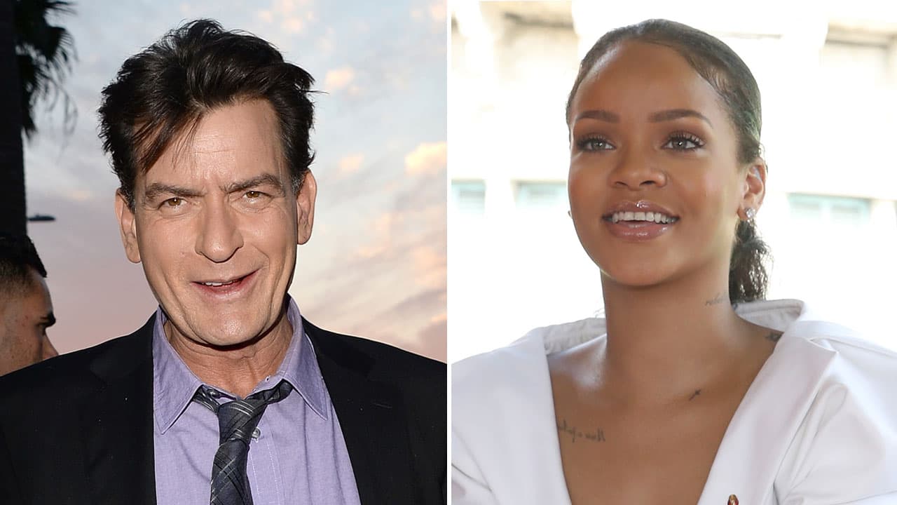 Charlie Sheen le pide perdón a Rihanna por insultarla