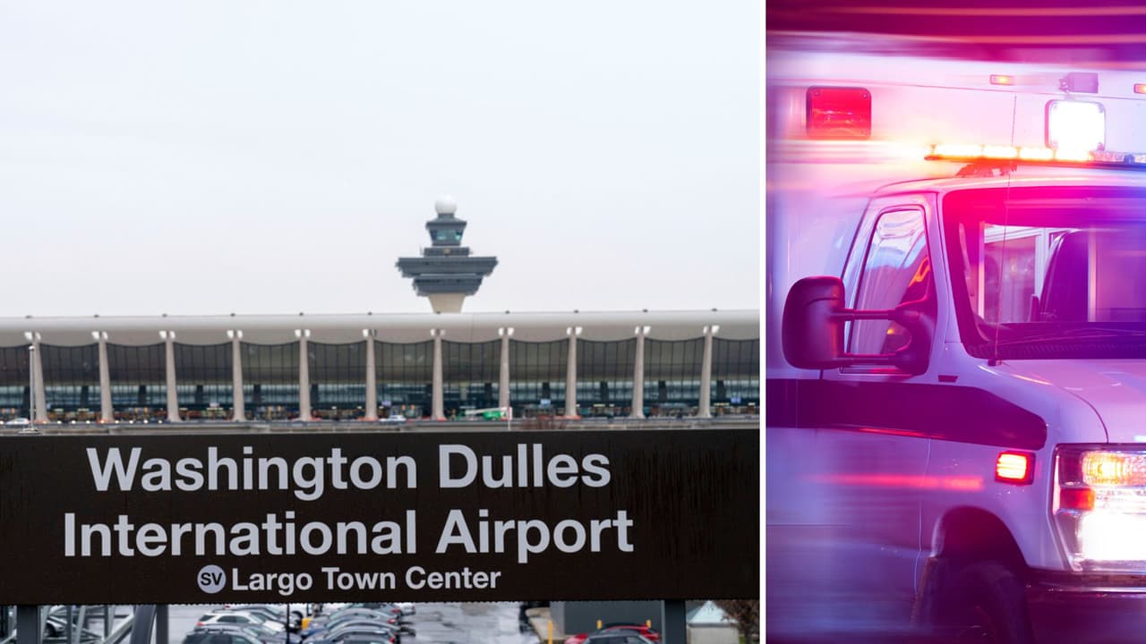 Choque de una sala de espera móvil en el aeropuerto Dulles deja a 18 personas heridas