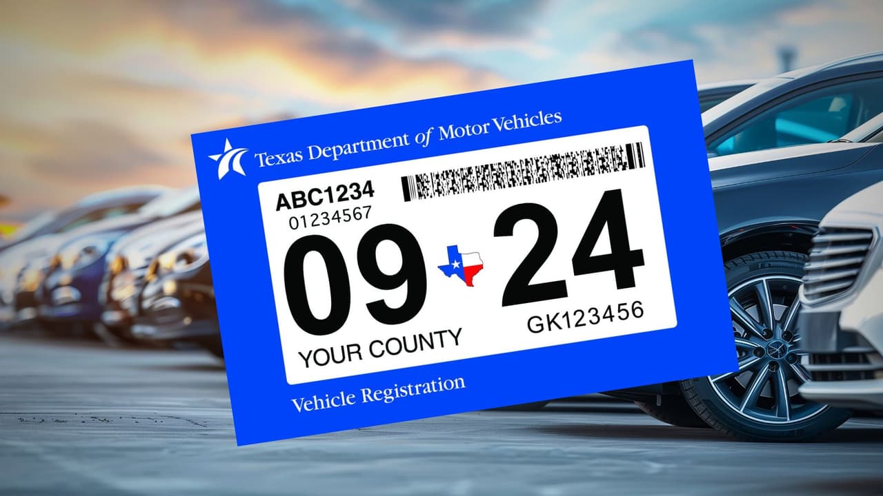 Atención conductores en Texas: Guía fácil y completa para renovar el sticker obligatorio de tu auto