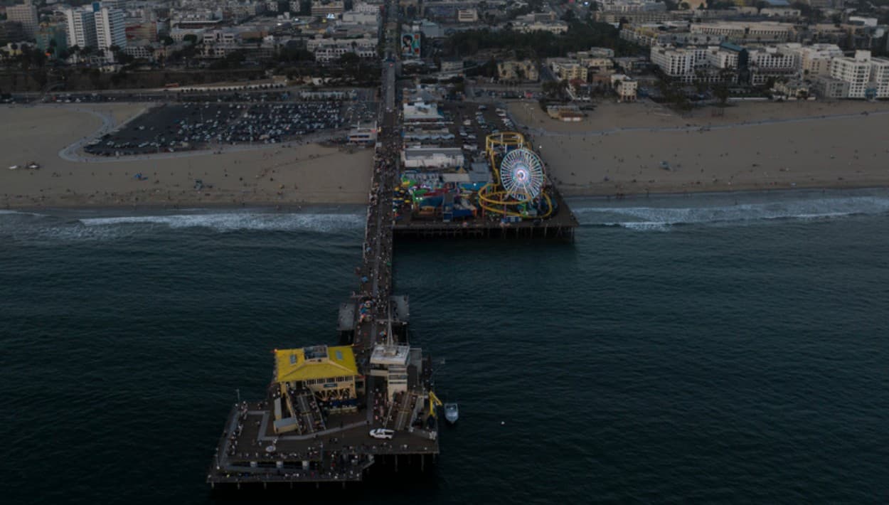 Un arresto por el tiroteo que dejó dos heridos en el muelle de Santa Mónica
