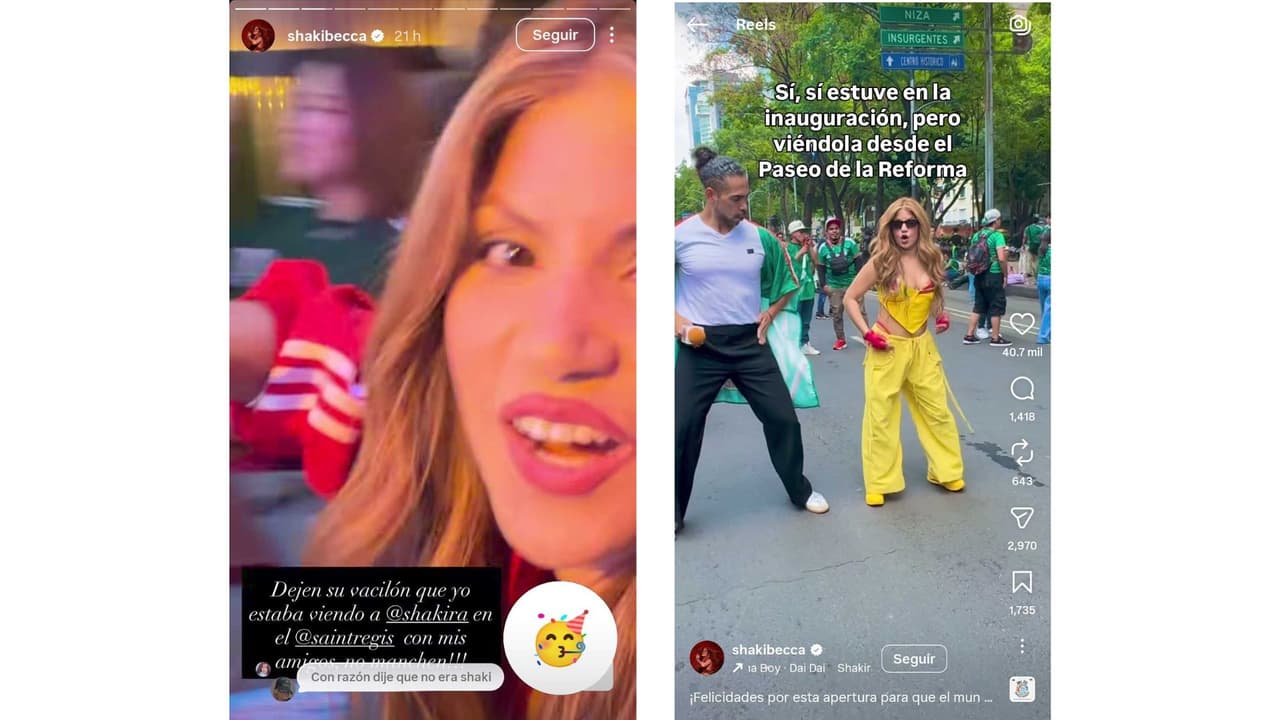 Shakibecca aclaró que ella no estuvo en el espectáculo inaugural del Mundial de Futbol