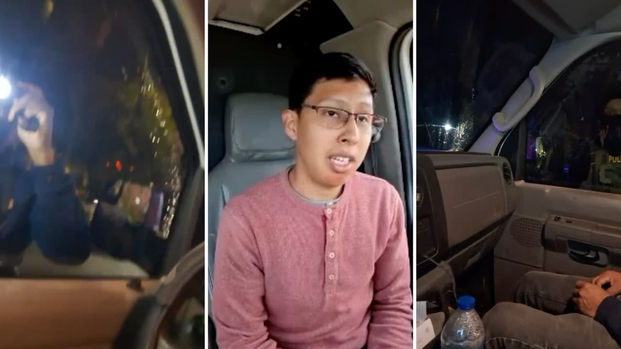 Ciudadano estadounidense hispano protege a su compañero ante presuntos agentes de ICE