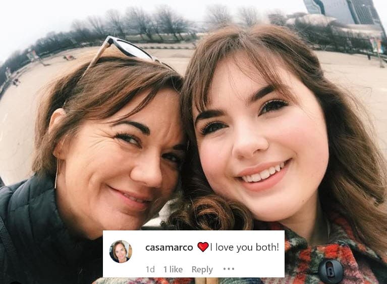 Andrea Isaacson Marco, madre de Kylie, también reaccionó:
<b>"Los amo a los dos".</b>