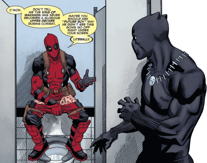Deadpool quiere el trono de Wakanda y esta vez no es puro trolleo
