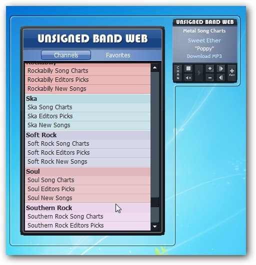 5 excelentes accesorios musicales de escritorio para Vista y Windows 7
