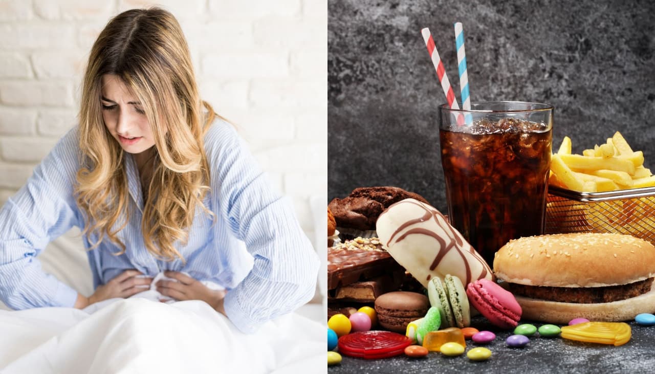 Para no sufrir cólicos infernales: 10 alimentos que debes evitar durante tu periodo