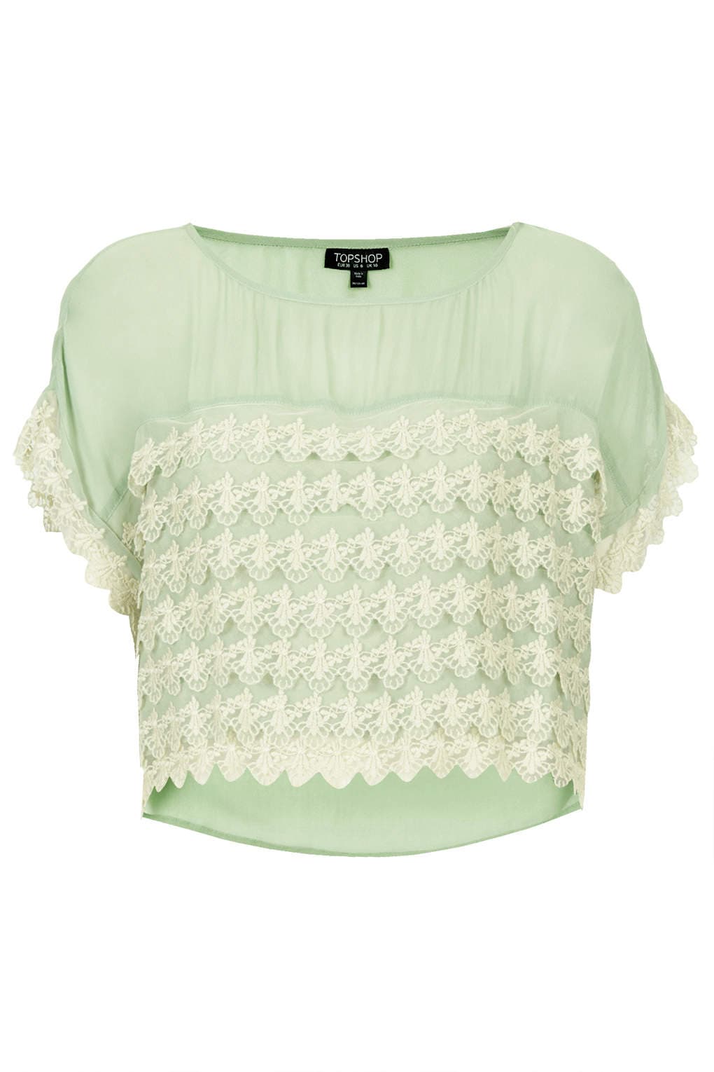 Blusas de encaje modernas