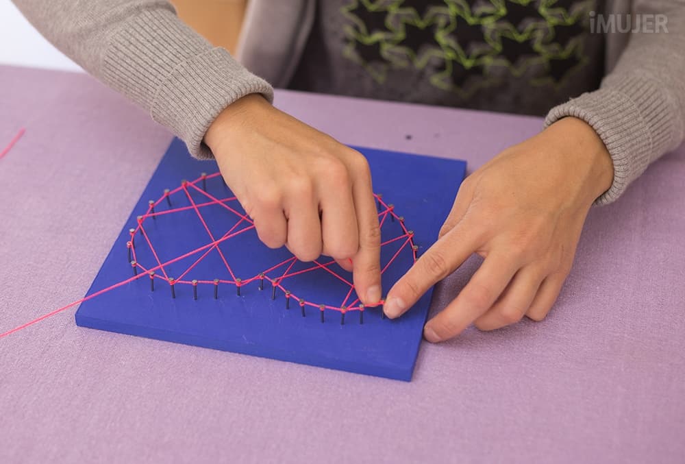 11 increíbles diseños de cuadros con clavos e hilo para decorar tu hogar