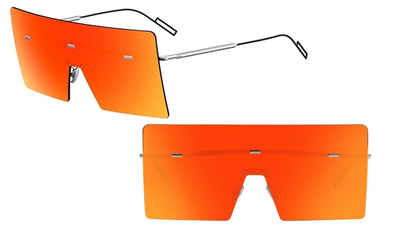 Estas gafas futuristas son enormes: perfectas para quienes quieren tapar su rostro dormido en la mañana