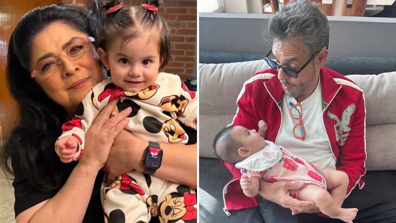 Nieta de Victoria Ruffo y Eugenio Derbez cumple su primer año: no creerás a quién se parece