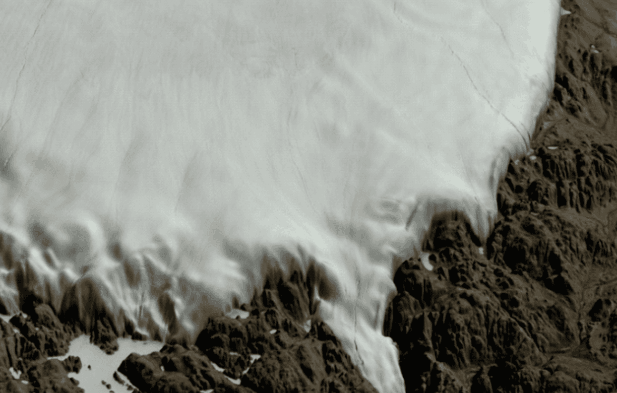 El cráter masivo hallado en Groenlandia es mucho más antiguo de lo que se pensaba