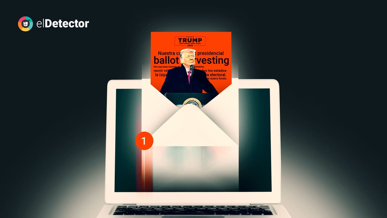 Emails directos y personalizados: el nuevo canal de desinformación de Trump
