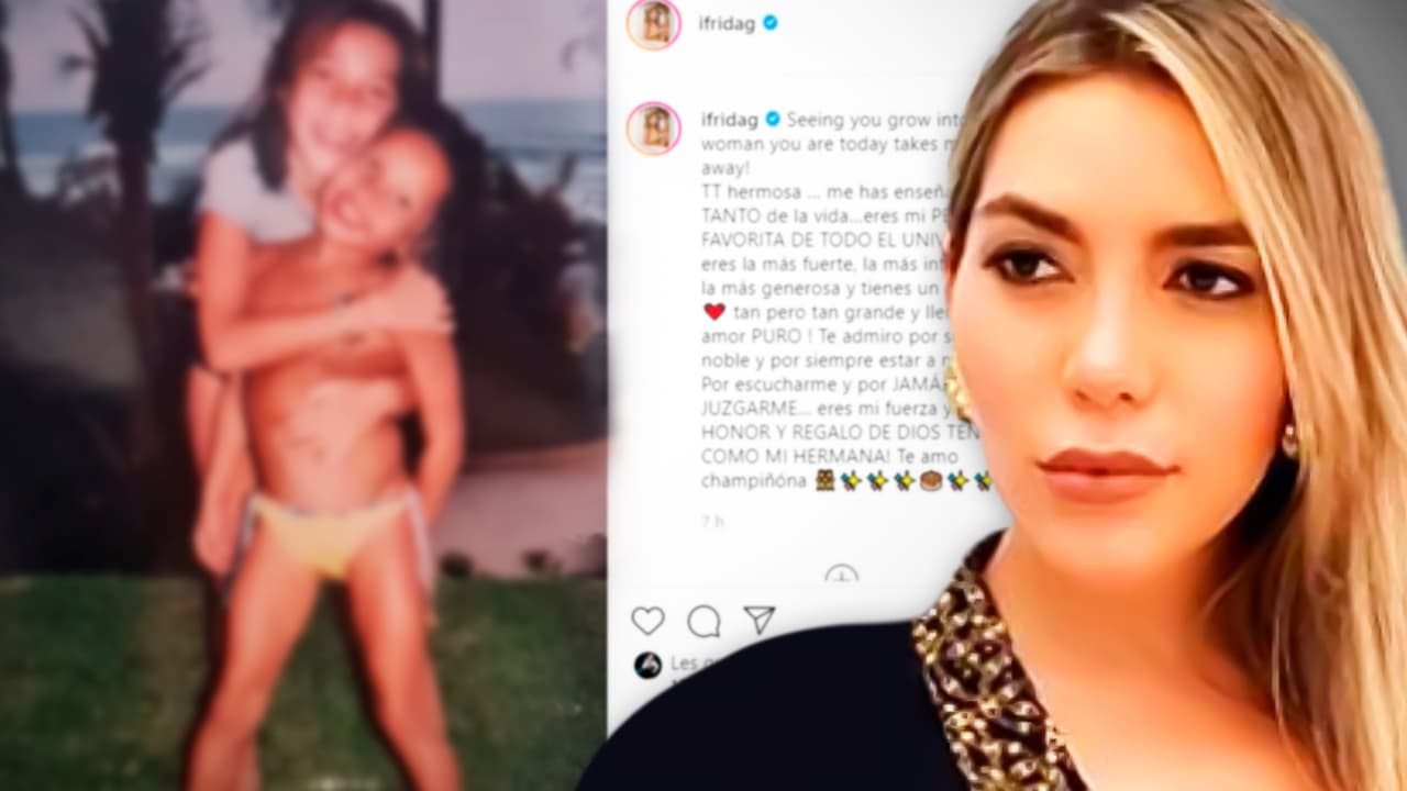 Frida Sofía celebra el cumpleaños de su hermana Natasha y le agradece por "jamás juzgarla"