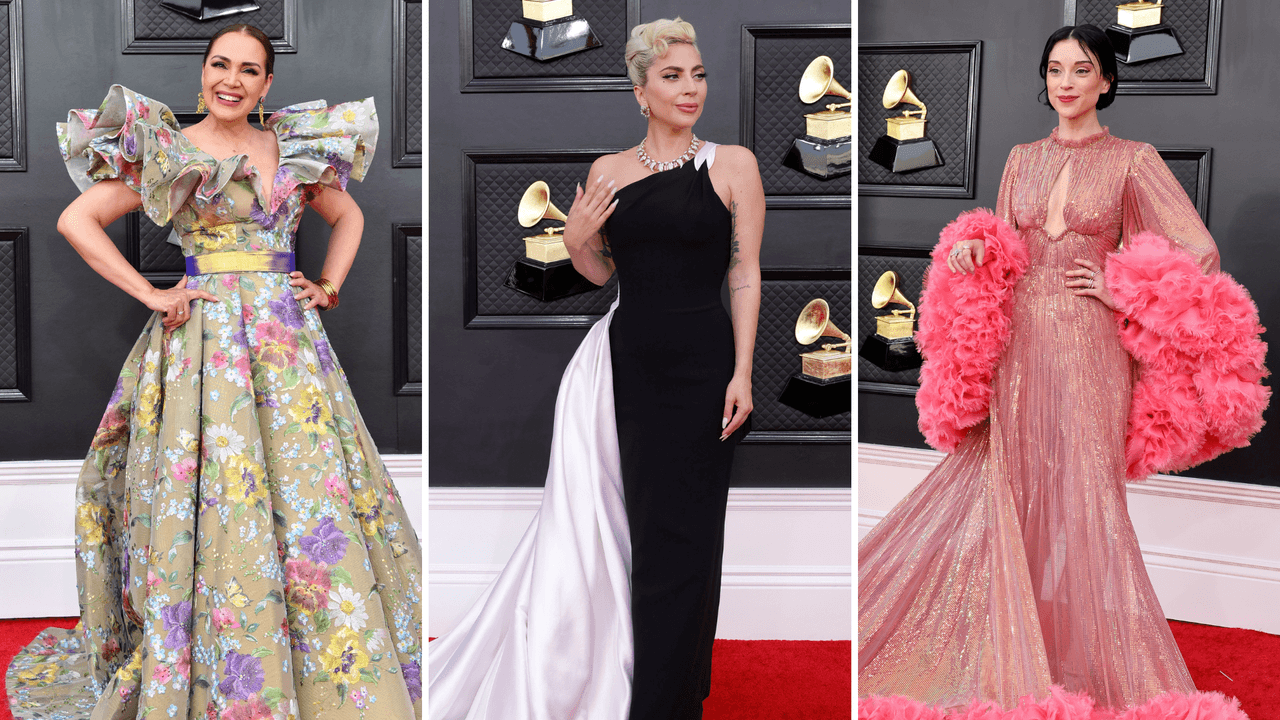 Los looks más fabulosos de los Grammy 2022: desde vestidos estilo 'dark' hasta transparencias