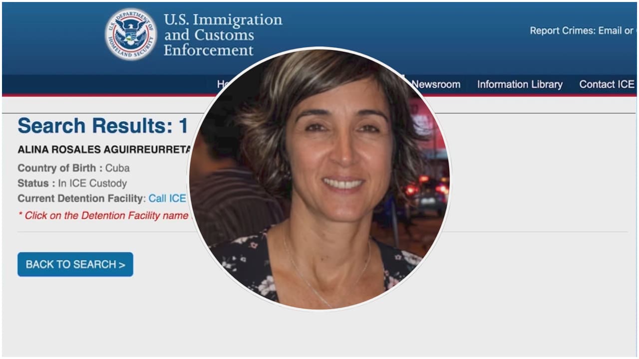 Hija de general cubano detenida por ICE en el sur de Florida entró a EEUU con visa de turismo