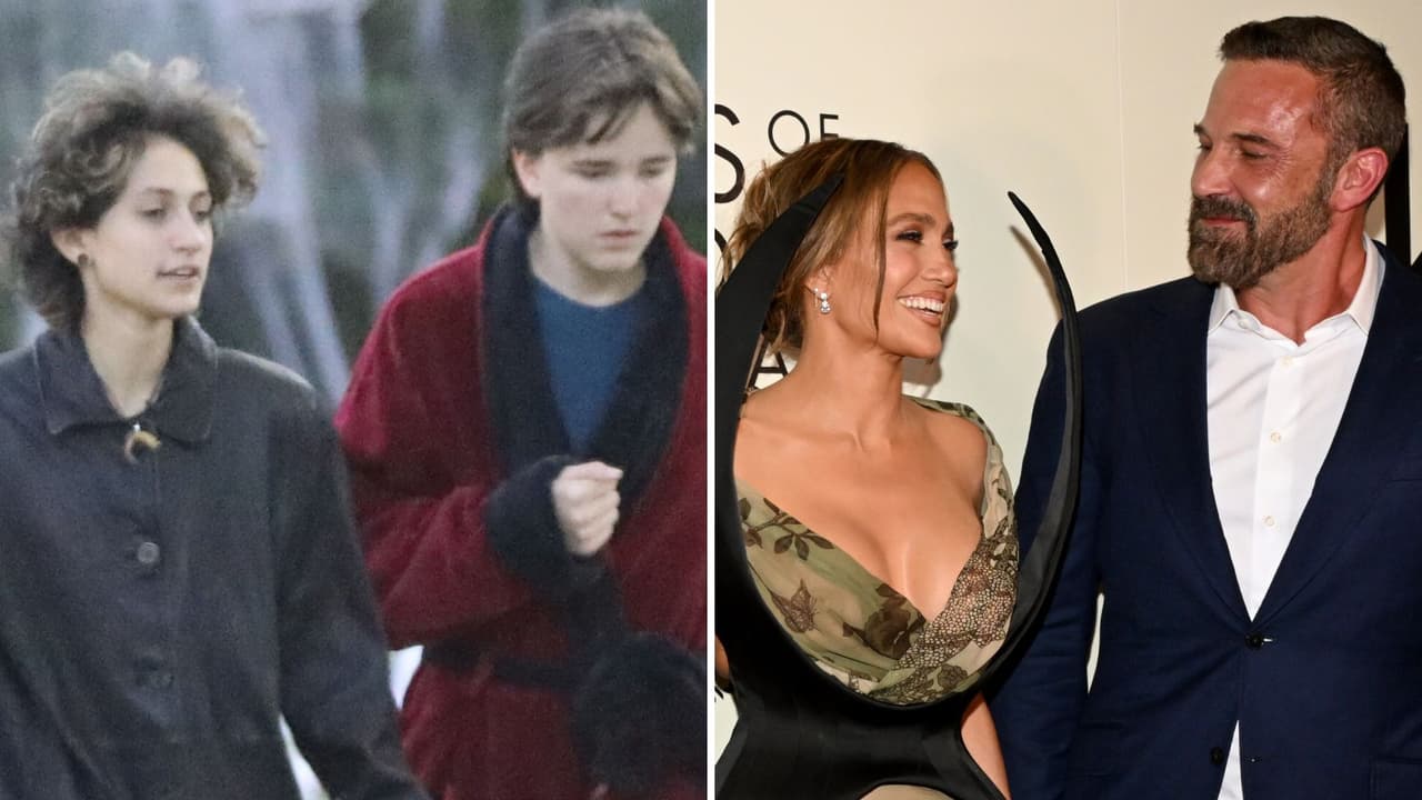 Hijas de JLo y Ben Affleck demuestran que siguen unidas pese al divorcio de sus papás