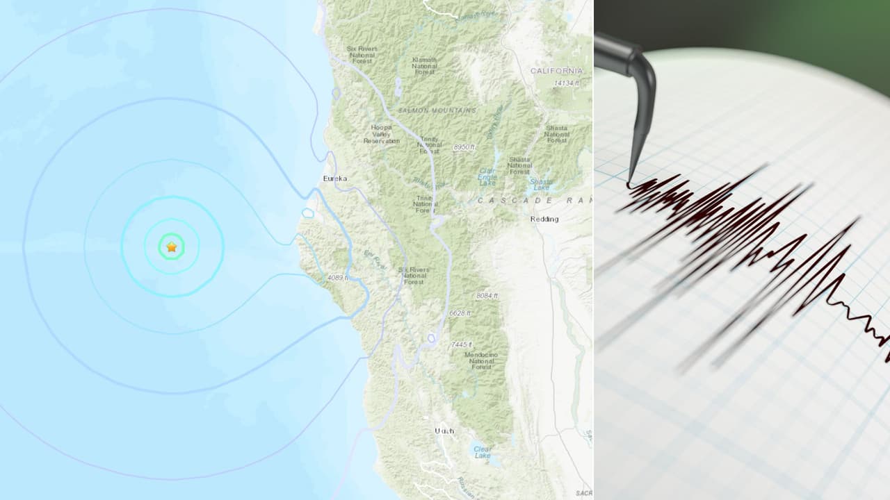 Sismo costero de magnitud 4.9 sacudió el norte de California: este fue el epicentro