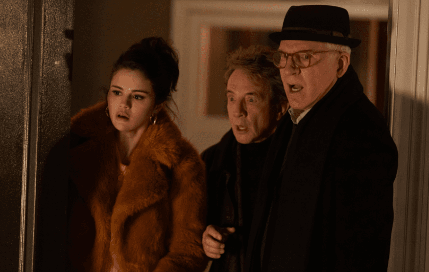 Mabel (Selena Gomez), Oliver (Martin Short) e Charles (Steve Martin) em "Only Murders in the Building"
