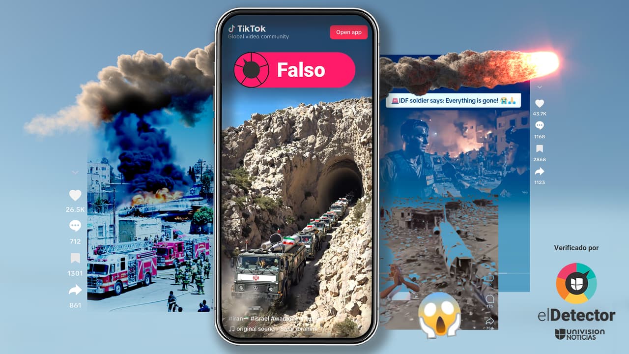 Verificamos cuatro videos de redes sociales sobre el conflicto entre Israel e Irán, que son IA