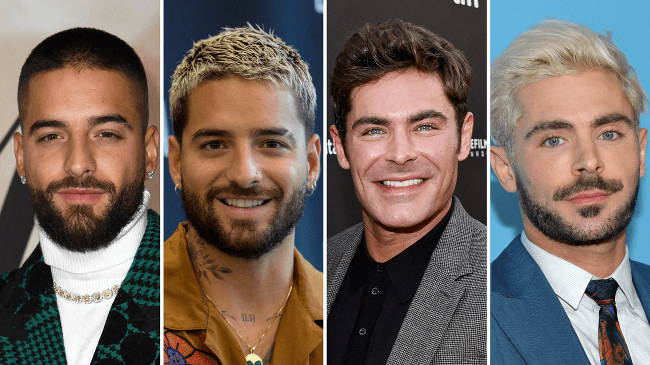 Estos galanes se pintaron el cabello de rubio y nos sorprendieron con su cambio de look