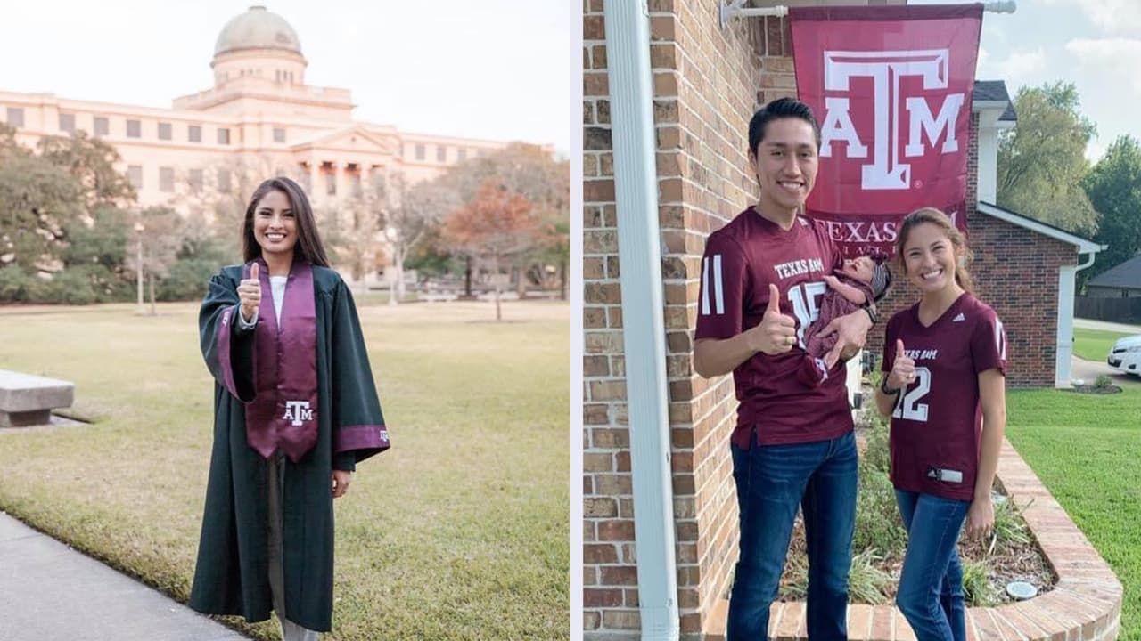 <b><a href="https://www.univision.com/local/houston-kxln/dreamer-karumi-reyes-visa-eeuu-mexico-daca-houston">Karumi Reyes</a></b> se graduó de una licenciatura de la
<b><a href="https://www.tamu.edu/" target="_blank">Universidad Texas A&M</a></b> y se desempeñaba como maestra de primaria en
<b><a href="https://cstx.gov/" target="_blank">College Station</a></b>, un poblado al noroeste de
<b><a href="https://www.univision.com/temas/houston">Houston</a></b> donde vivía con su esposo y su hija de 7 meses.