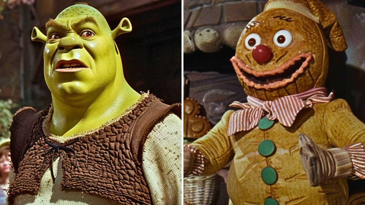 Crean una versión de 'Shrek' al estilo de las películas de 1950 y es bastante aterradora