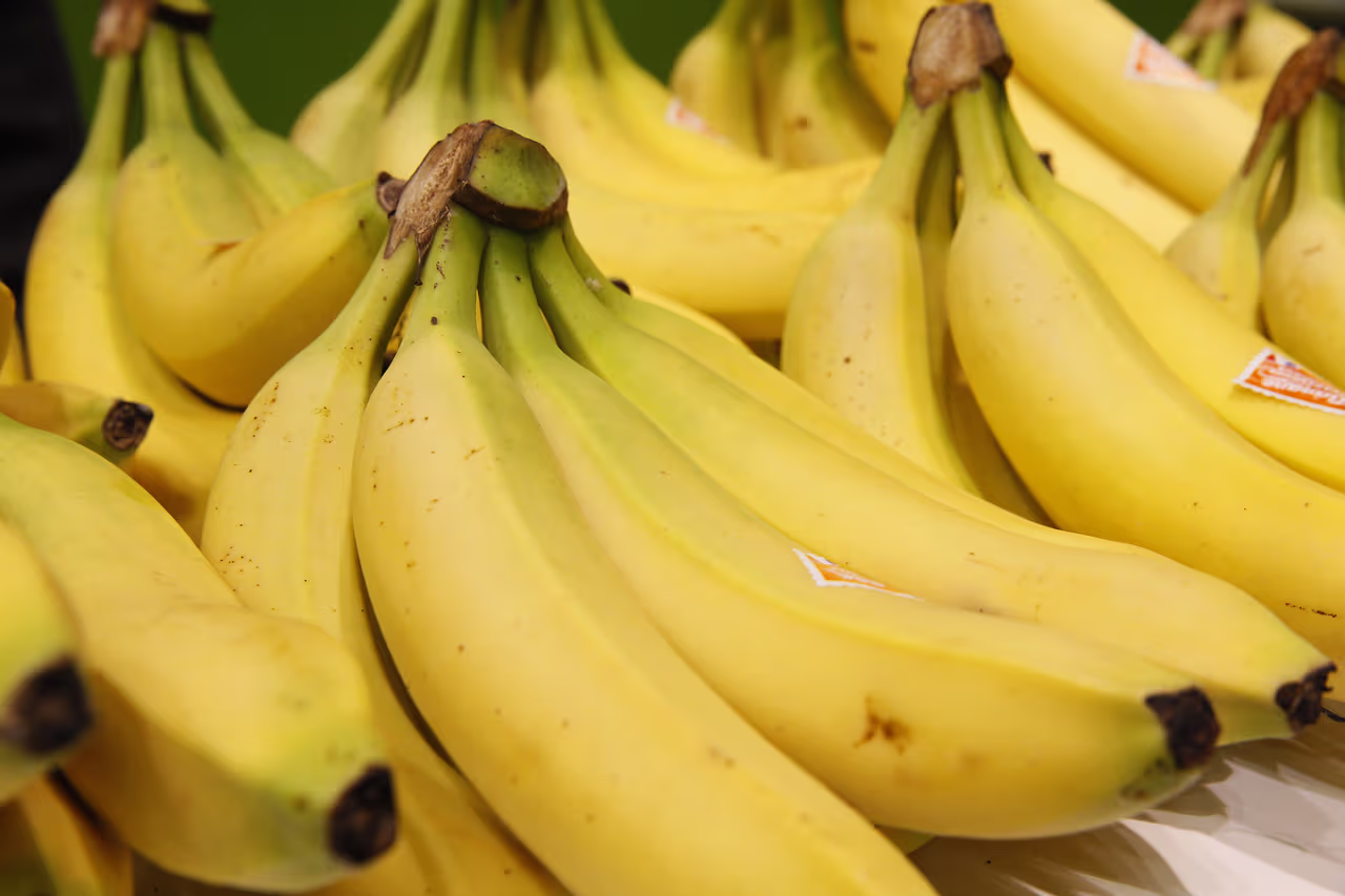 <b>Banana:</b> mejora el ánimo porque contiene vitamina C, B1 y B6. La carencia de estas vitaminas guardan relación con la tristeza. Además son ricas en magnesio, lo cual tiene un excelente efecto calmante.