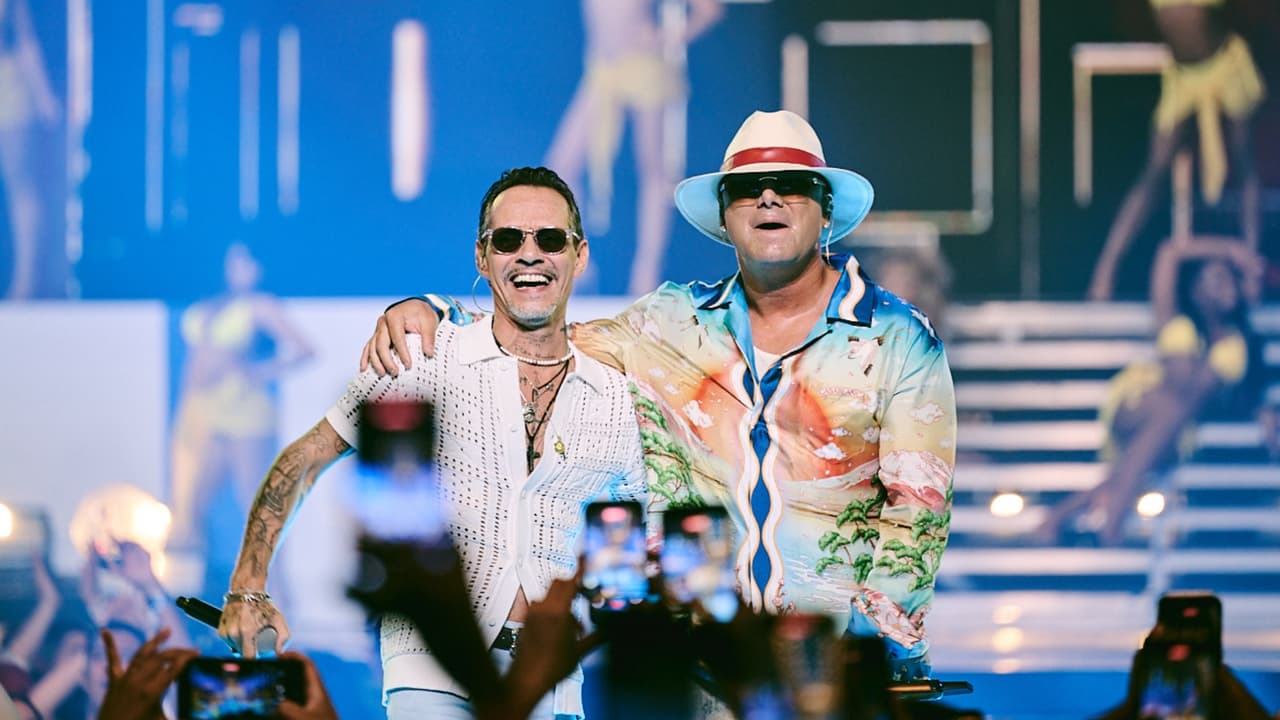 Marc Anthony y Wisin en Premios Juventud 2025