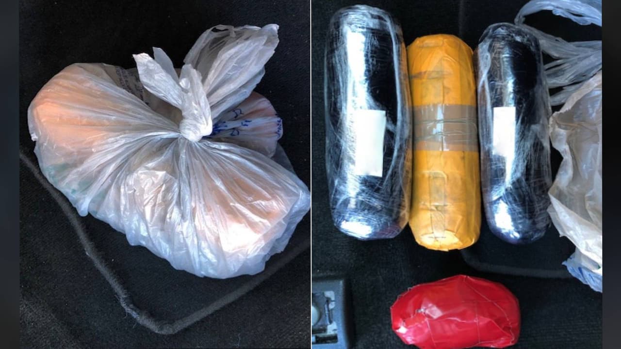 Paquetes de heroína encontrados durante una parada de tráfico en Payson