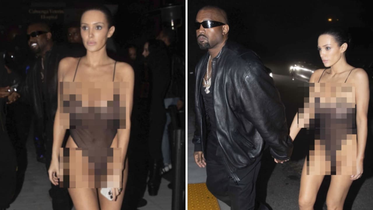 Esposa de Kanye West usa otro atuendo transparente tras los GRAMMY: cuesta sólo 20 dólares