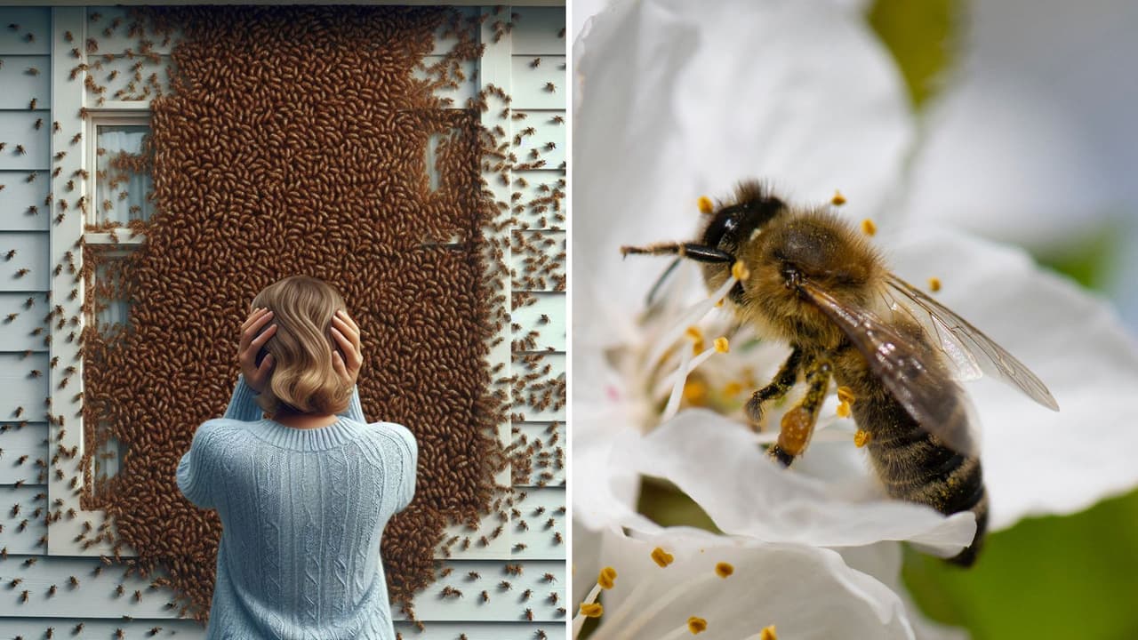 Niña dice que escucha un monstruo en la pared y resulta ser un panal con 50 mil abejas