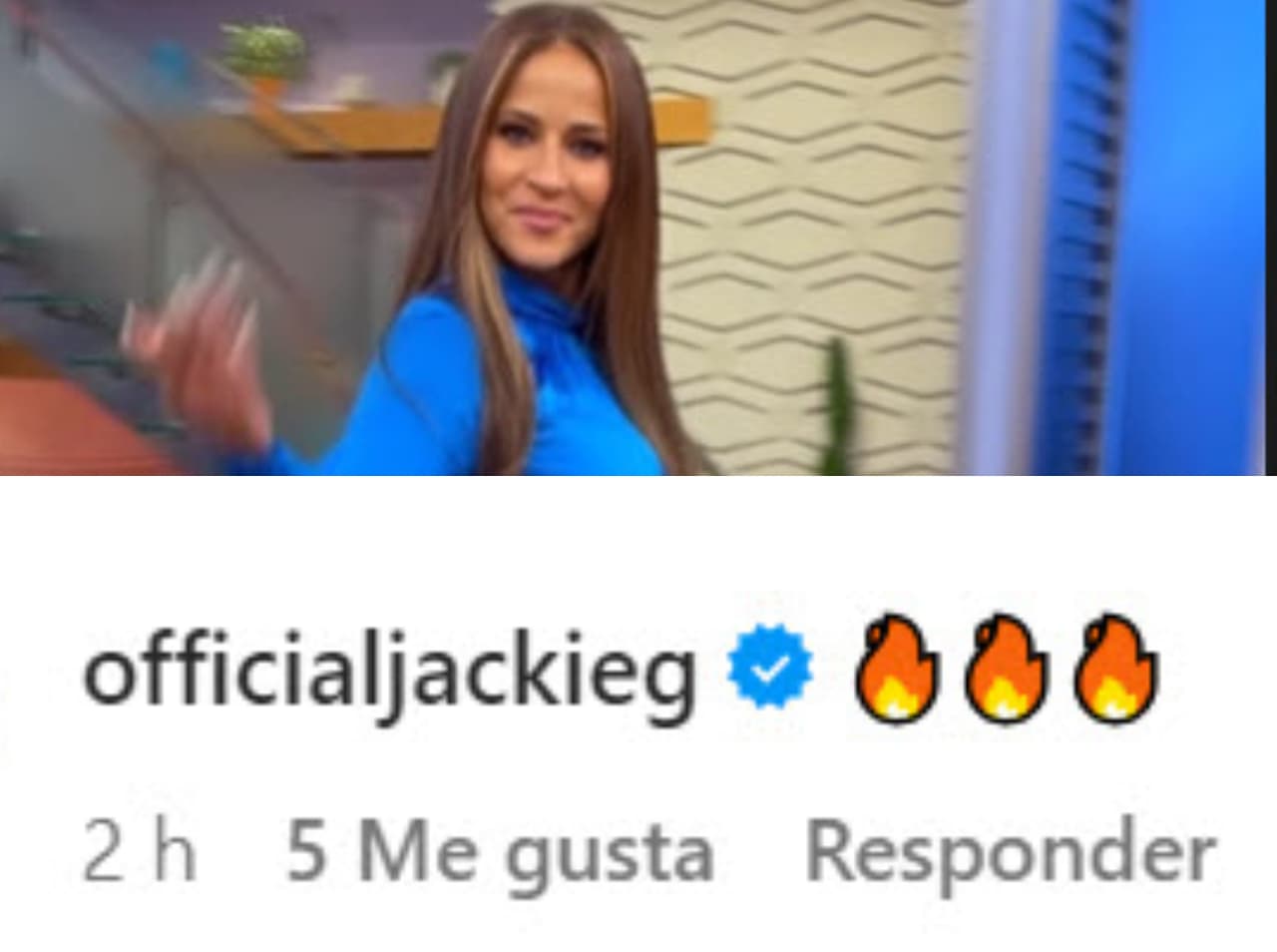 Más allá de esos señalamientos, muchos seguidores de la boricua aplaudieron su foto. Por ejemplo, Jackie Guerrido fue una de las famosas que reaccionaron a ella y le dejó unos emoticonos de la llama de fuego ante la candente imagen.
<br>