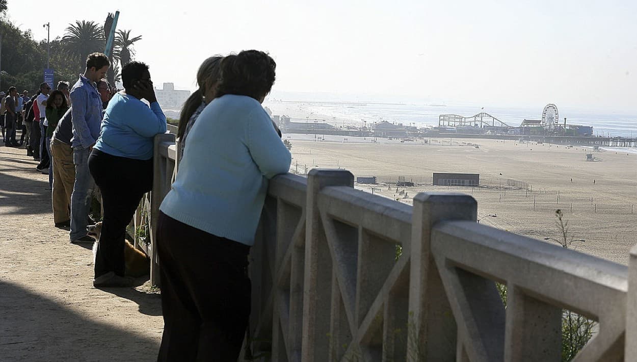 Cambio en la intensidad del sismo que sacudió desde Malibú hasta el Valle de San Fernando
