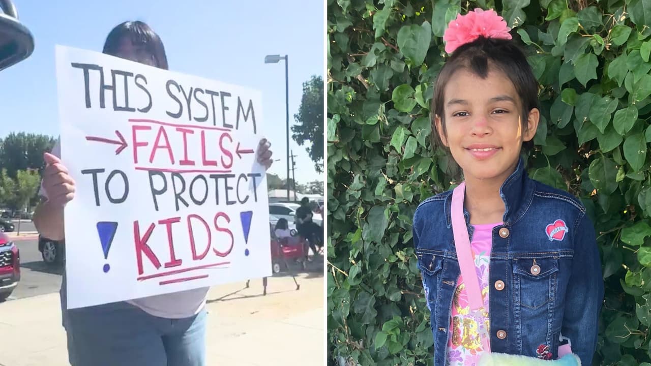 "El sistema falló": Protestan por niña torturada y asesinada presuntamente por su padre en California