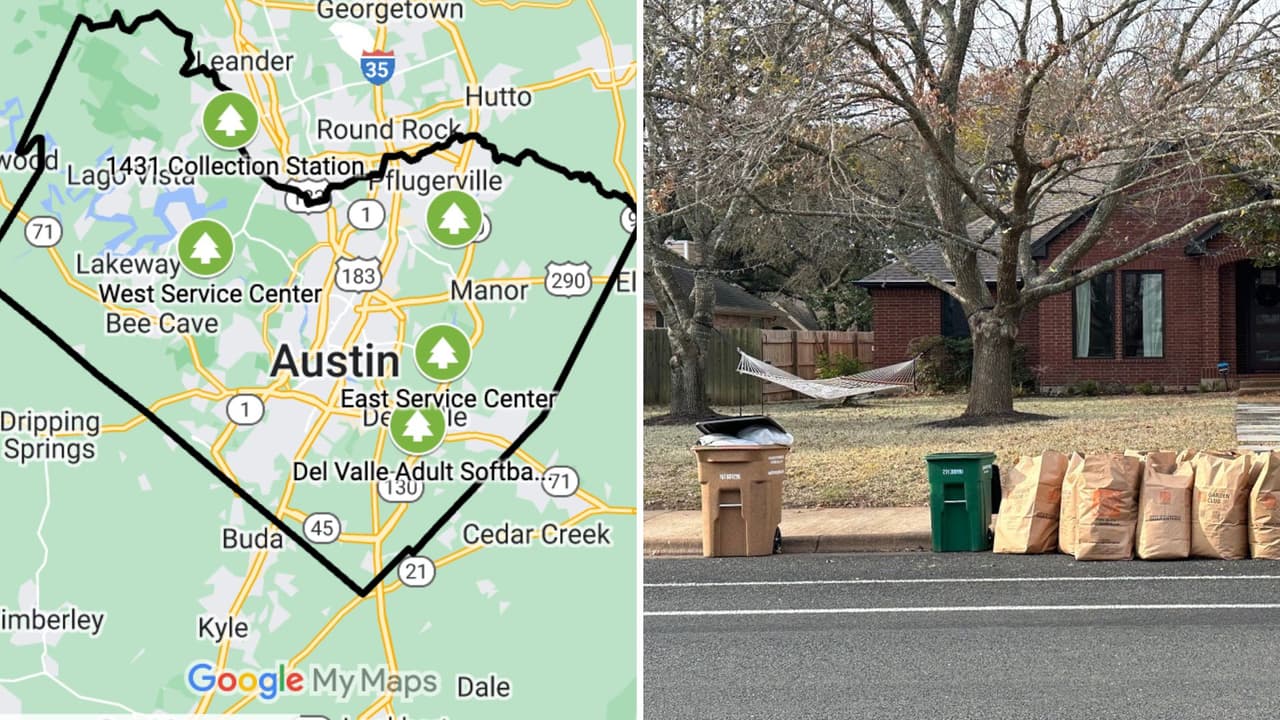 ¿Buscas reciclar tu árbol de Navidad? El Condado Travis tiene puntos de recolección gratis