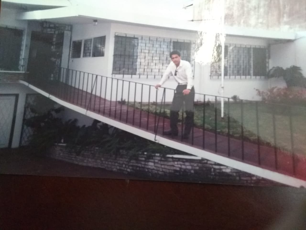 Roberto Rivas worked security for the Peruvian ambassador. Photographed here outside the Peruvian embassy/consulate in San Jose, Costa Rica.