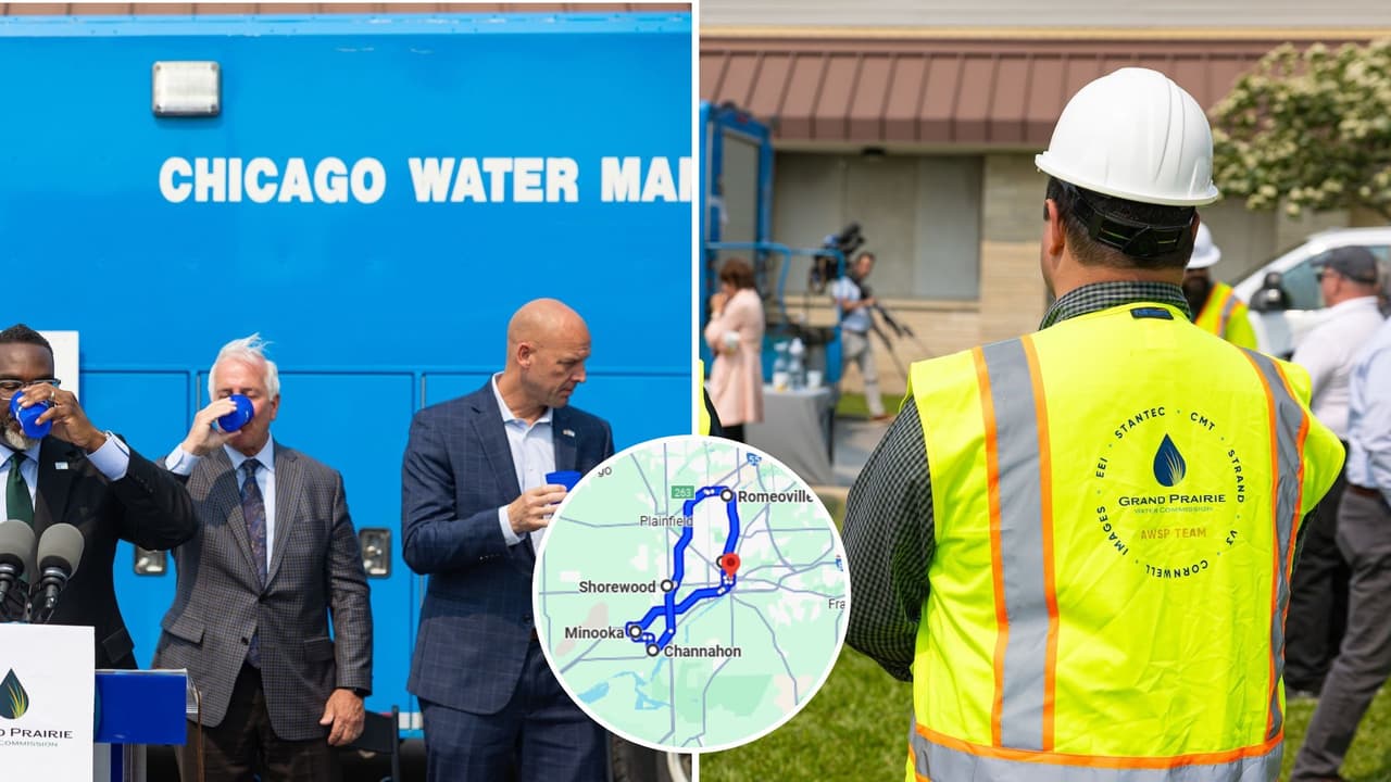 Chicago da inicio a las obras para que el agua potable no falte al suroeste, dentro de cinco años
