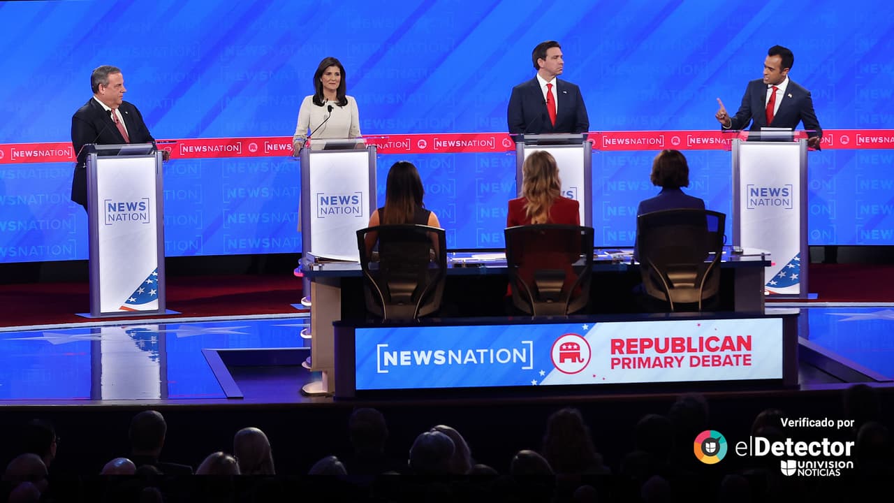 Ser transgénero no es un "desorden mental" y no han entrado 8 millones de indocumentados: verificamos el cuarto debate republicano