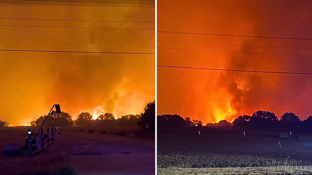 Ross Fire alcanza 80,000 acres en Texas: evacuaciones, escuelas cerradas y carreteras bloqueadas en su tercer día