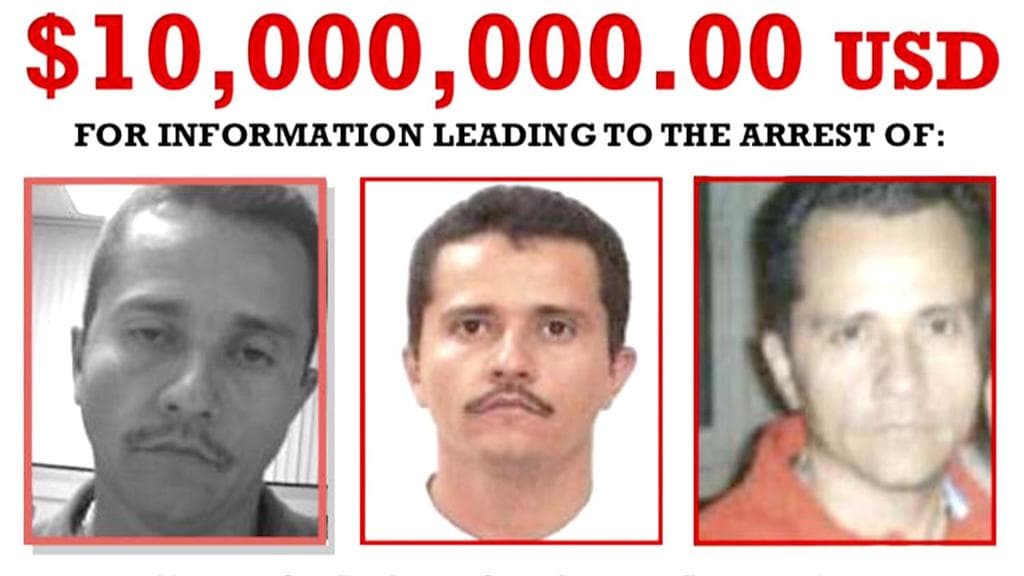 La DEA cree que ahora el jefe del CJNG se oculta en las montañas de tres estados en el oeste mexicano que están bajo el control de su organización: Colima, Jalisco y Michoacán.