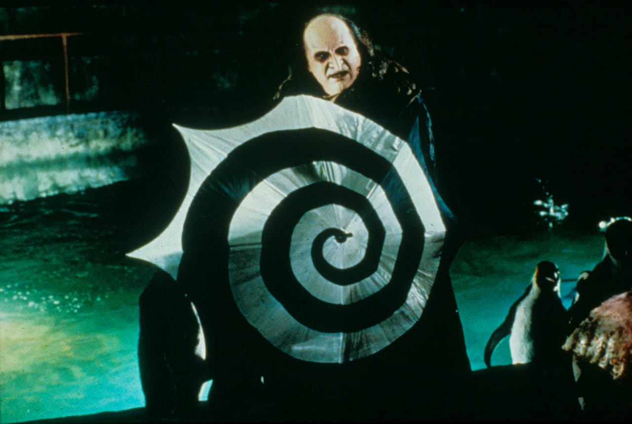 Danny DeVito como el Pingüino en 1992.