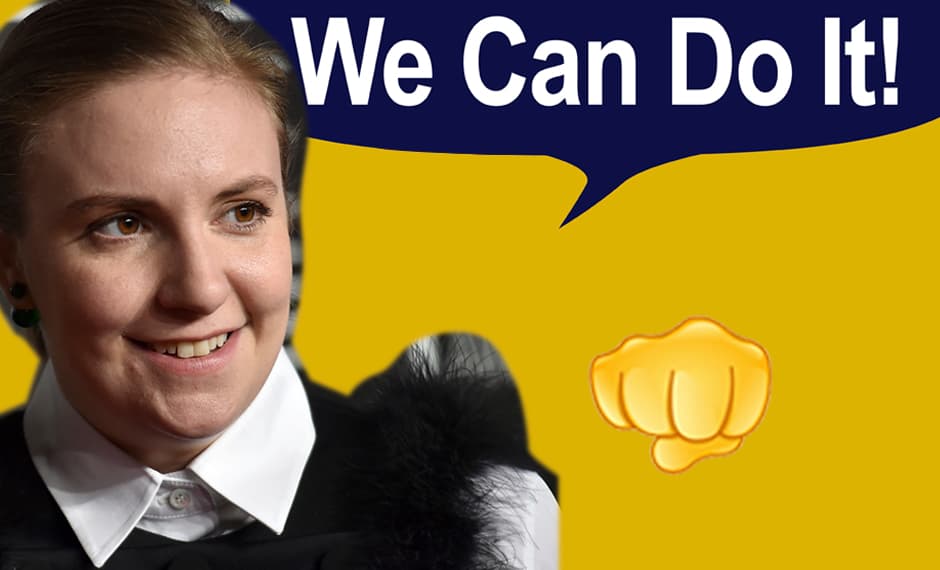 Lena Dunham se une a la conversación sobre auto aceptación en un podcast